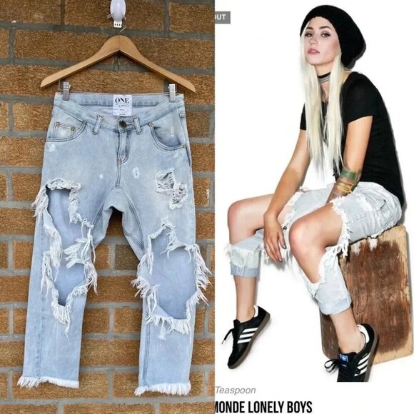 One Teaspoon DIAMONDE LONELY BOYS size 25 - Picture 2 of 16